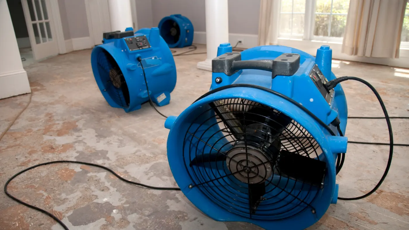 Sanitization after a sewage event, serving Heron Ridge, IN